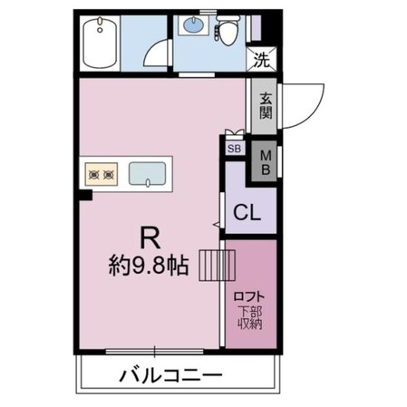 アリスコート上ノ丸の物件間取画像